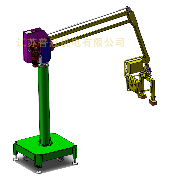 移動(dòng)折臂吊定制廠家，蘇州懸臂吊2噸定制